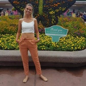 White and Orange Outfit